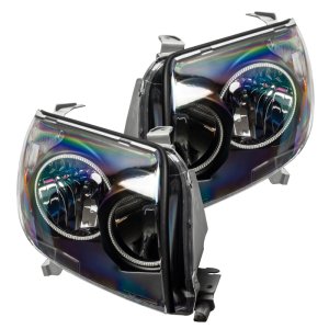 Toyota 4Runner Headlight Assemblies - ORACLE Lighting - ColorSHIFT w/ Simple Controller - Black - `03-`05